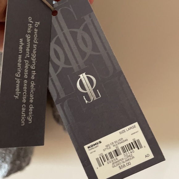 Jennifer Lopez Shimmery Sweater New - Picture 5 of 9